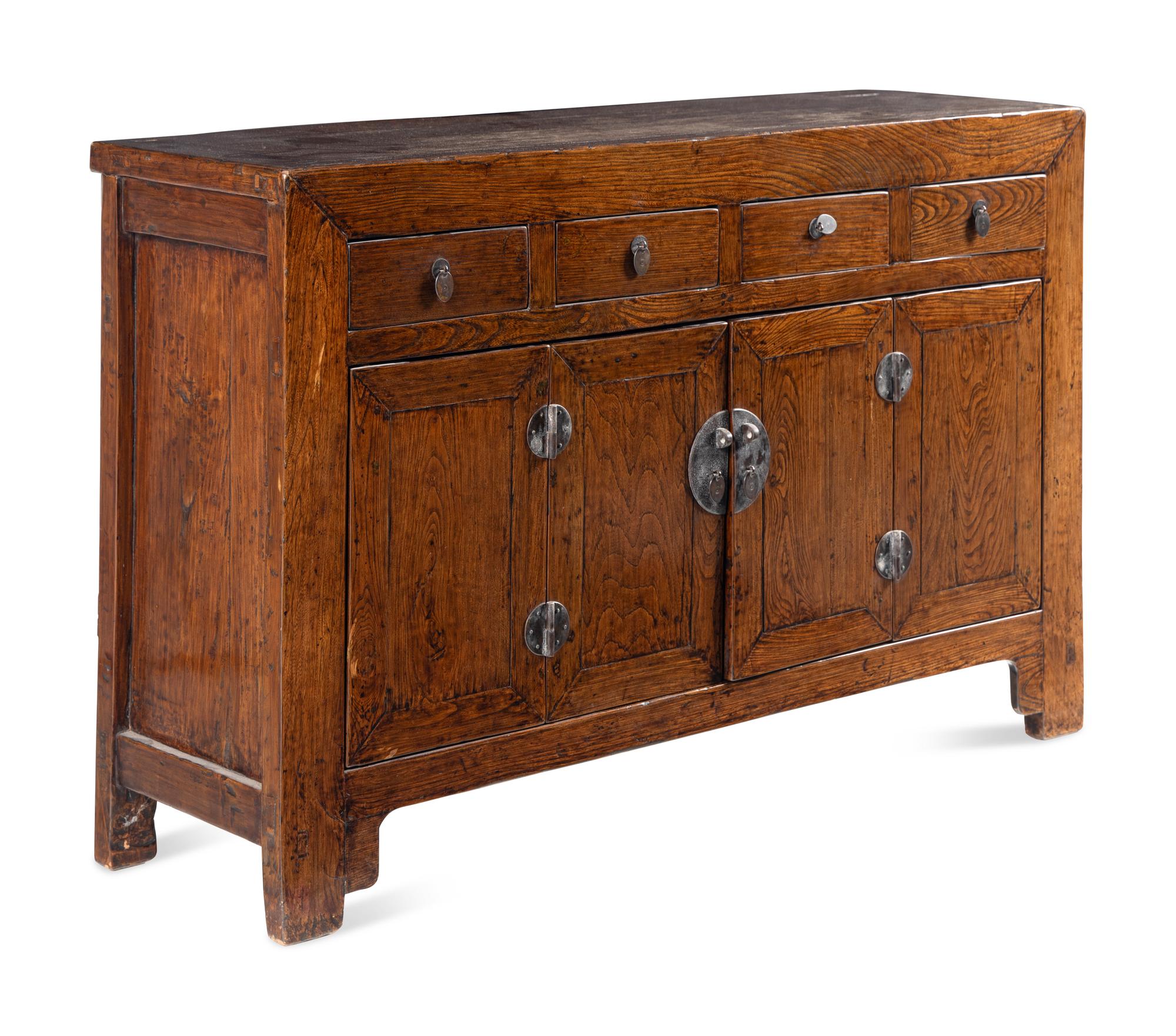 A Chinese Hardwood Sideboard