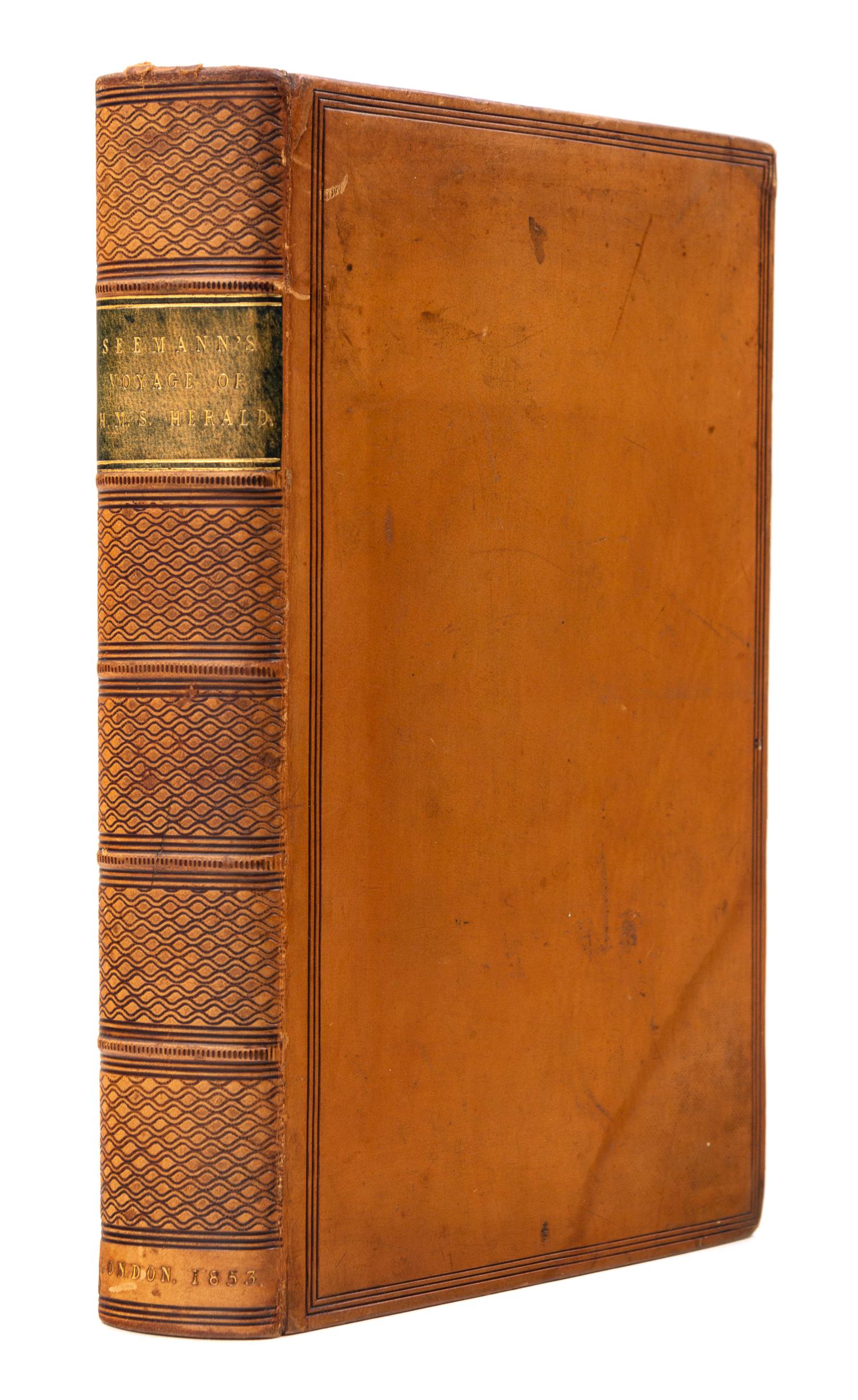 SEEMANN, Berthold Carl (1825-1871). Narrative of the Voyage of H.M.S. Herald. London, 1853. FIRST EDITION.