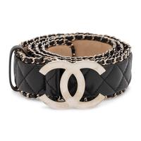 Chanel, Quilted Leather & Chain Belt
