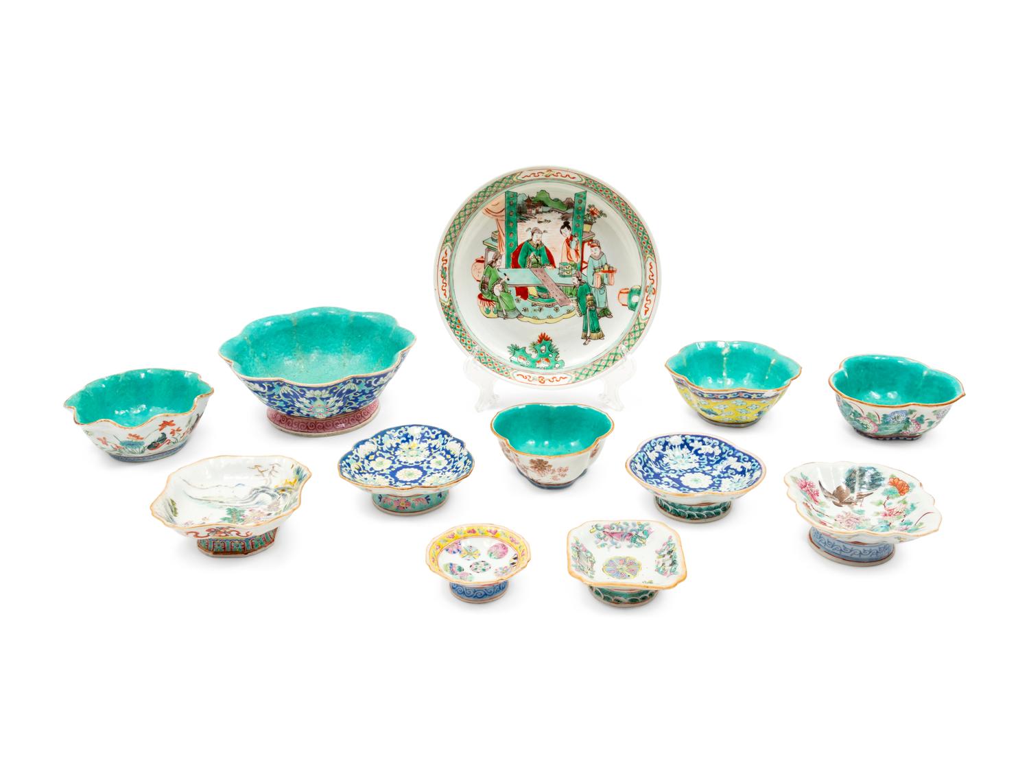 Twelve Chinese Porcelain Articles