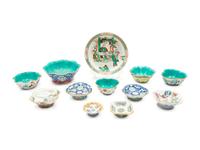 Twelve Chinese Porcelain Articles