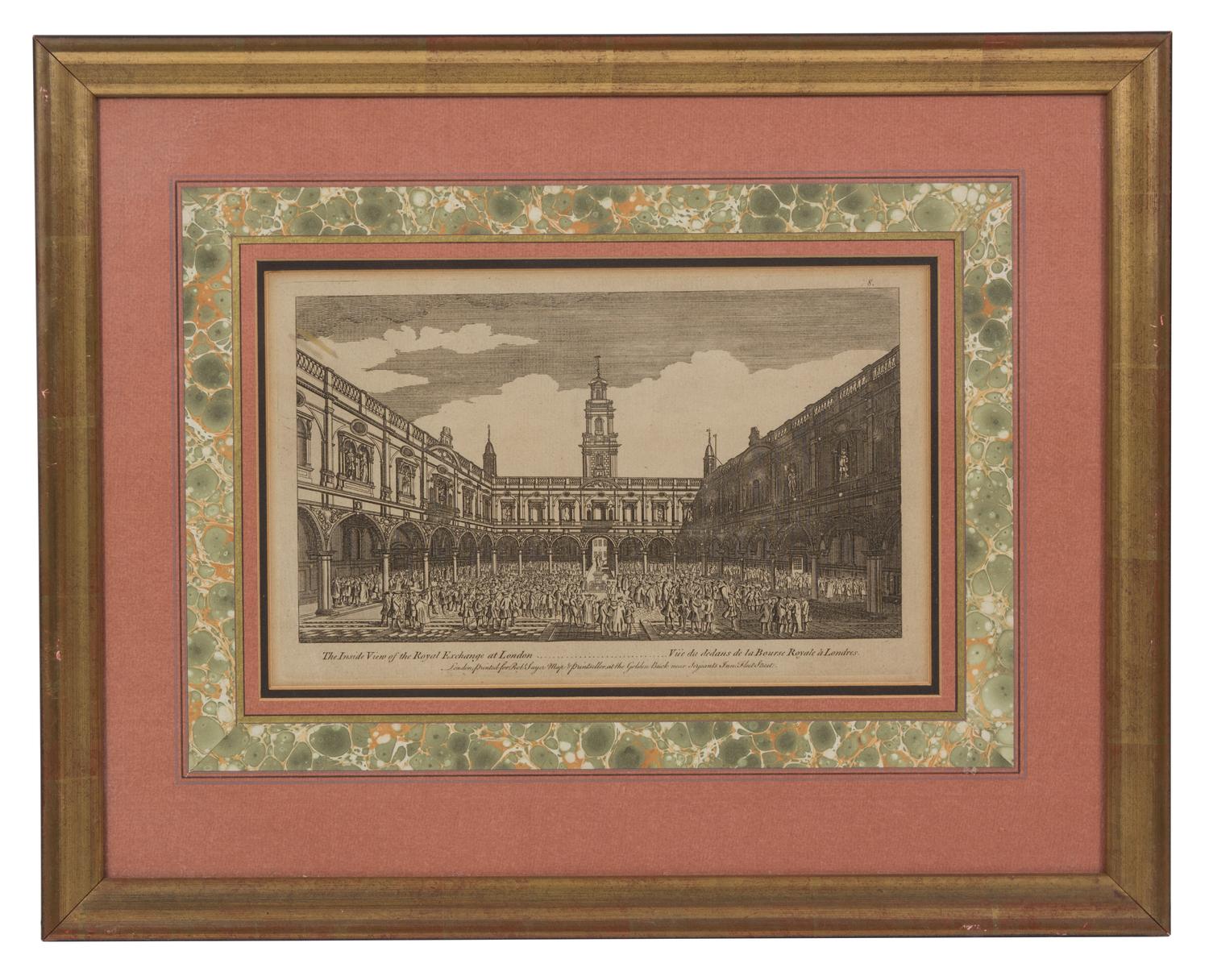 A Collection of Six Architectural Engravings Largest framed dimensions 23 x 18 inches. — 19TH CENTURY