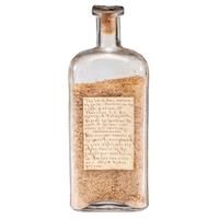 Private George A. Hitchcock, Company A, 21st Massachusetts Infantry, Andersonville Prisoner of War. Ration bag and "last days ration" of grits from Florence, South Carolina prison.