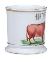 A Butcher's Porcelain Occupational Shaving Mug