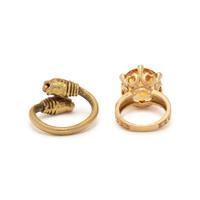 COLLECTION OF YELLOW GOLD RINGS