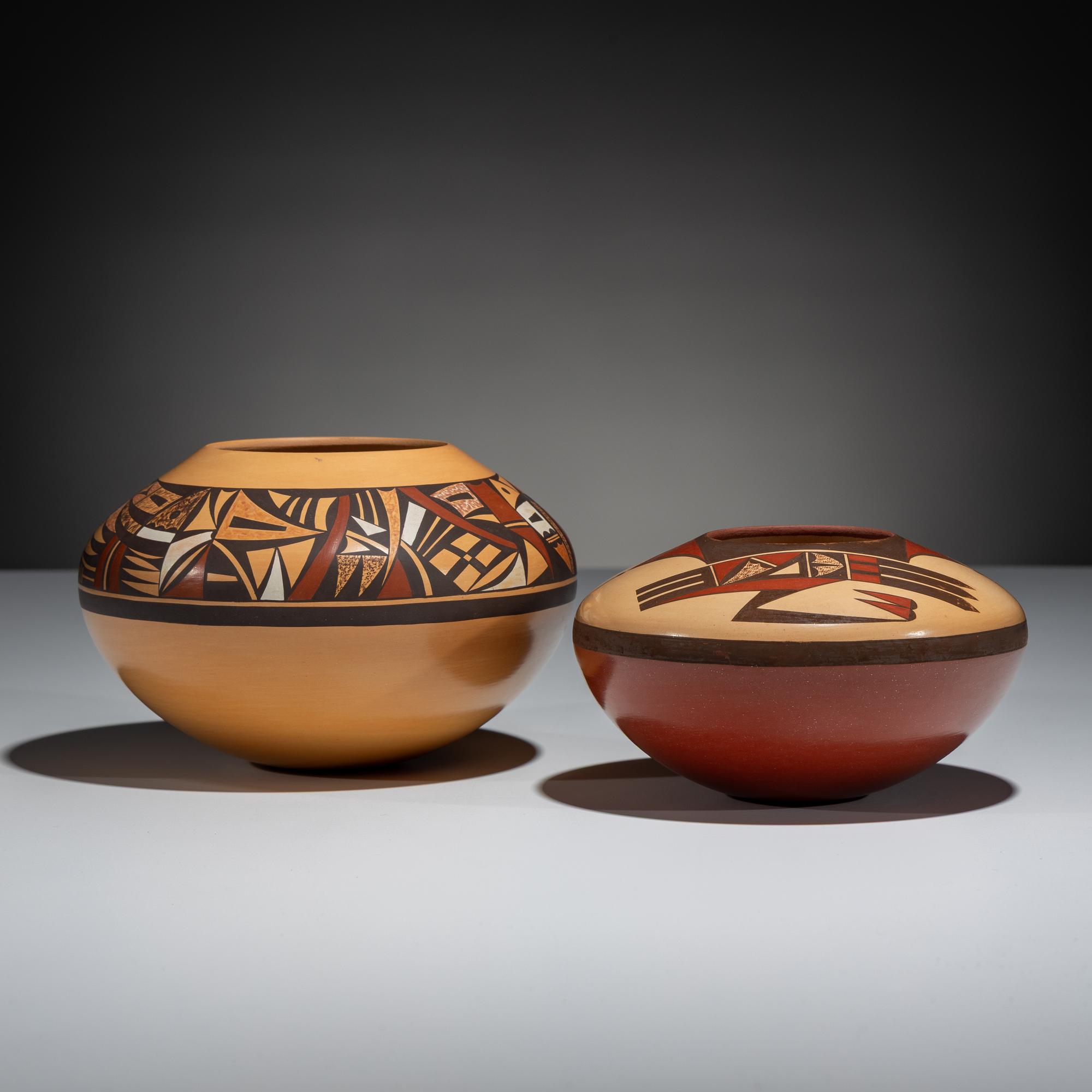 Polychrome Pottery Jars
