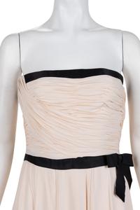 Chanel Ruched Strapless Dress, 1980s