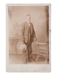 [EARLY PHOTOGRAPHY]. 6 photos of African American subjects, incl. sixth plate tintype of young man.