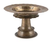 A Persian Hand Wrought Metal Tazza