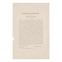 [LINCOLN, Abraham (1809-1865)]. A group of 3 Thanksgiving proclamations, comprising:
