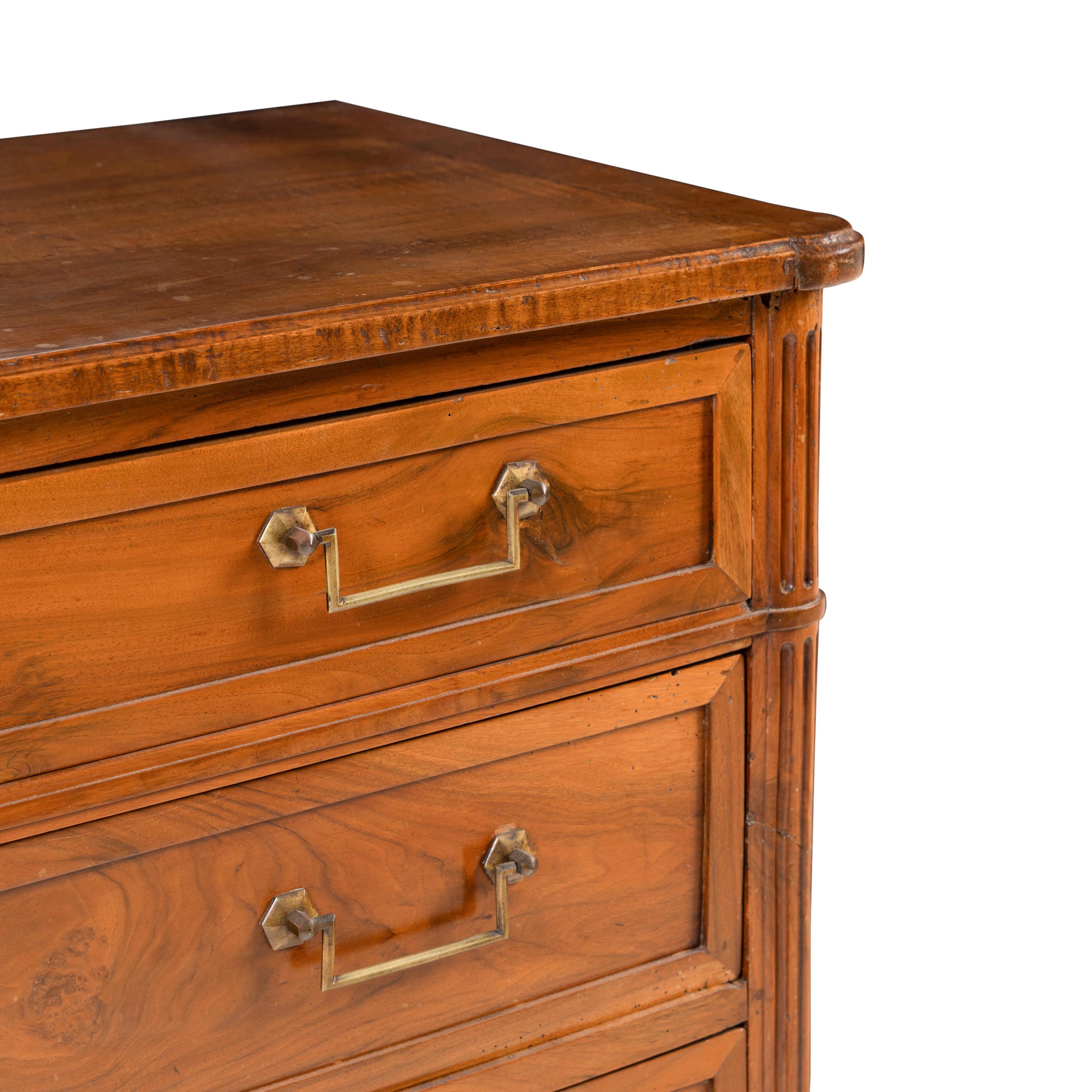 A Directoire Walnut Commode