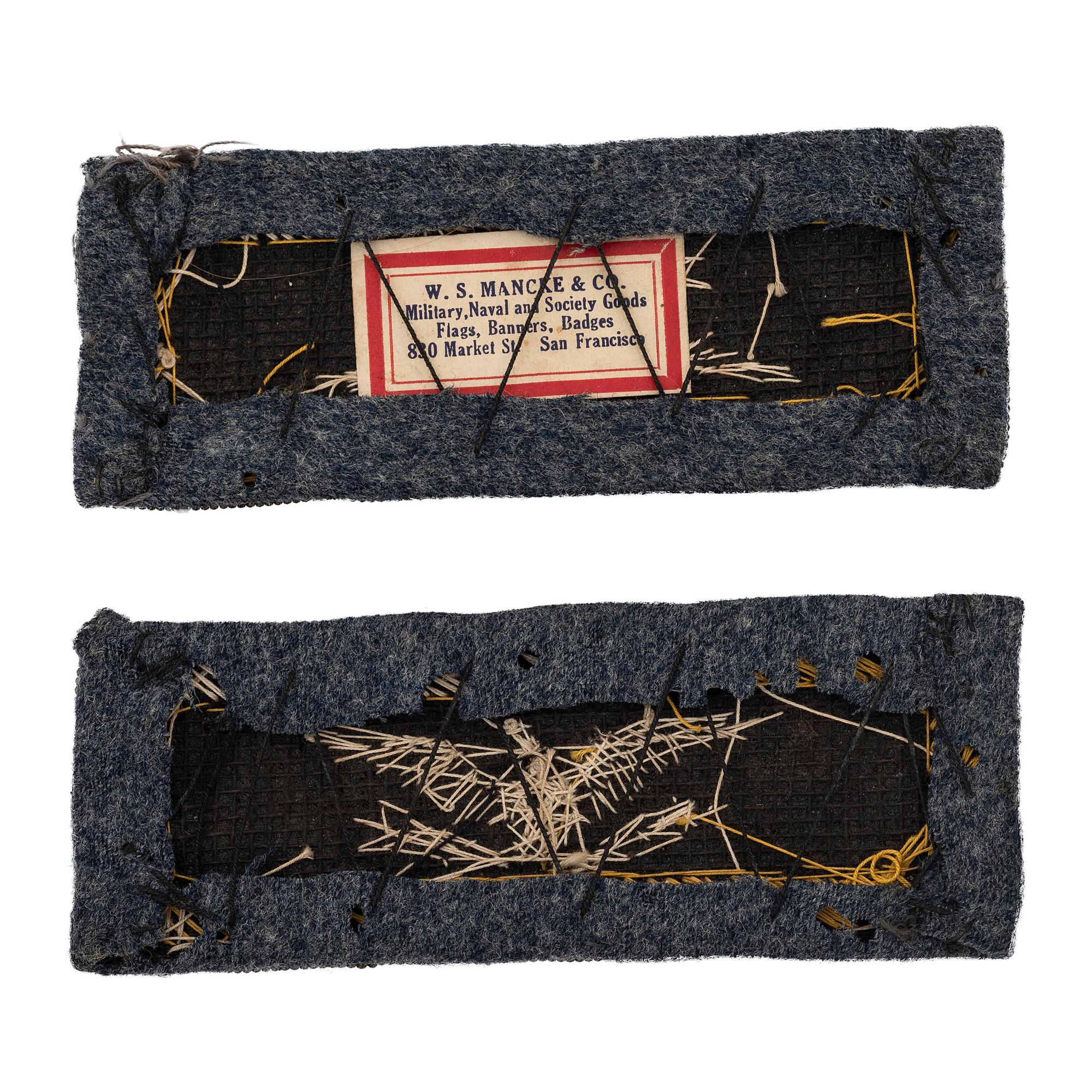 Pair of Infantry Colonel's Shoulder Straps