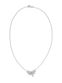 TIFFANY & CO., PLATINUM AND DIAMOND DRAGONFLY NECKLACE