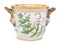 A Royal Copenhagen Flora Danica Porcelain Cache Pot