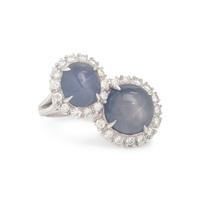 Spaulding & Co., Star Sapphire, Diamond, and Platinum Ring