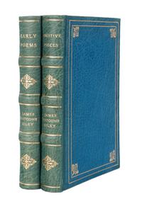[MONASTERY HILL BINDING]. RILEY, James Whitcomb (1849-1916). The Poems and Prose Sketches of James Whitcomb Riley . New York: Charles Scribner's Sons, 1914.