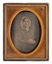 [EARLY PHOTOGRAPHY]. GURNEY, Jeremiah, photographer. Three half plate daguerreotype portraits by Gurney, New York, comprising: