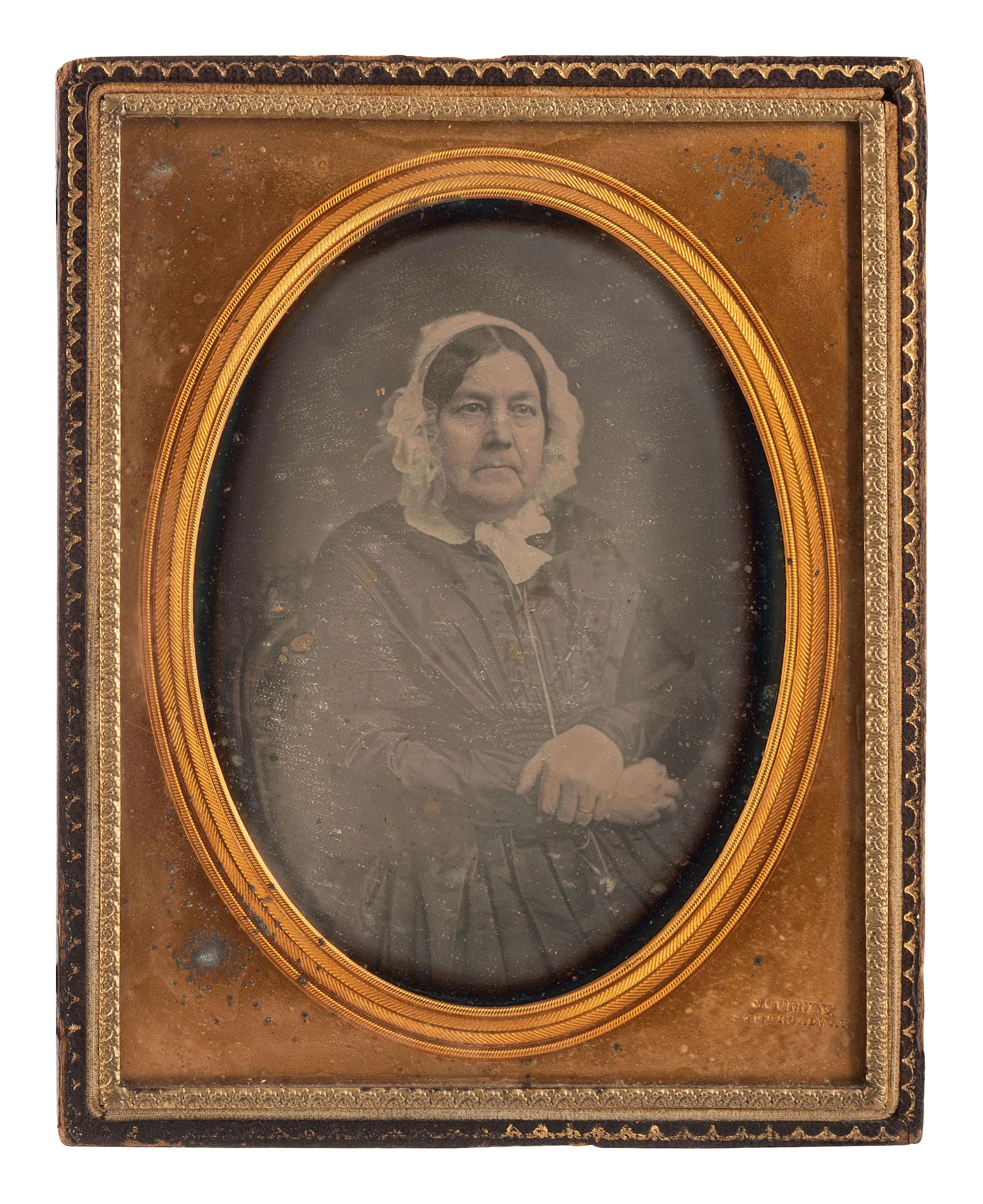[EARLY PHOTOGRAPHY]. GURNEY, Jeremiah, photographer. Three half plate daguerreotype portraits by Gurney, New York, comprising: