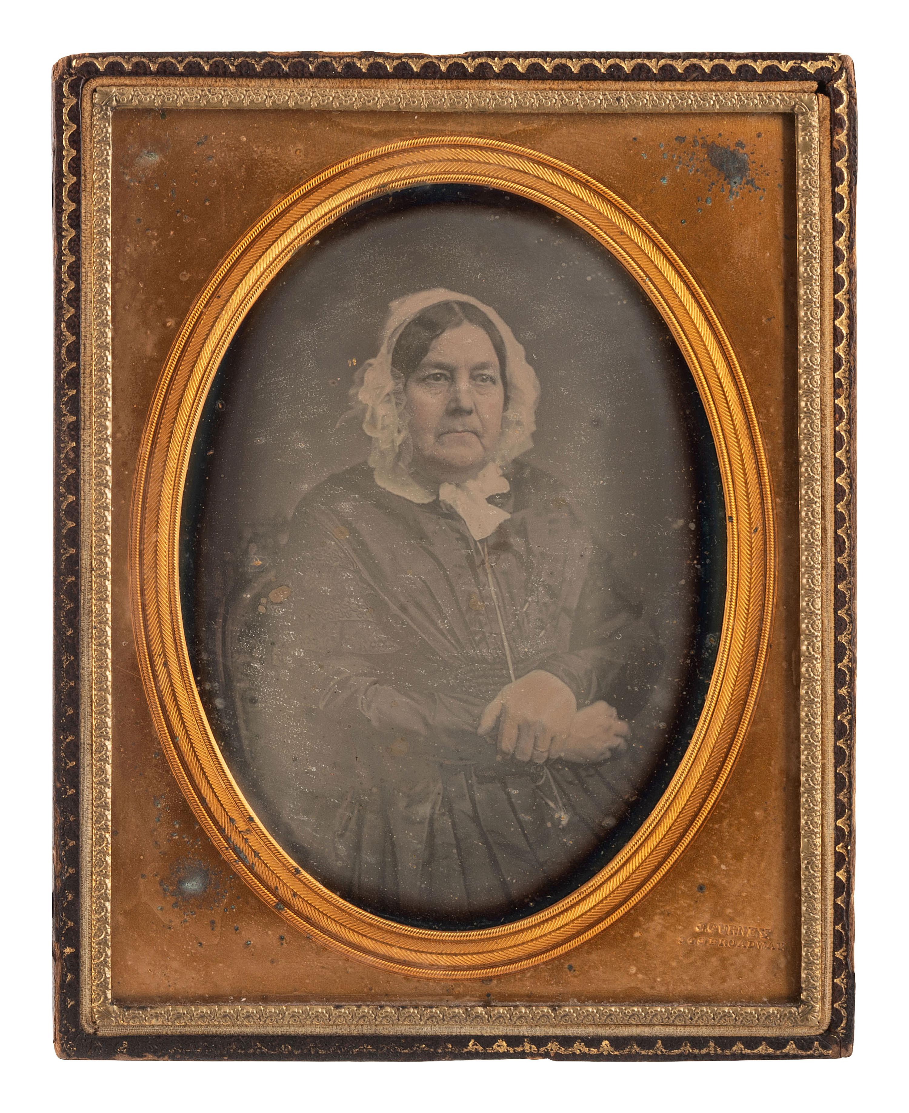 [EARLY PHOTOGRAPHY]. GURNEY, Jeremiah, photographer. Three half plate daguerreotype portraits by Gurney, New York, comprising:
