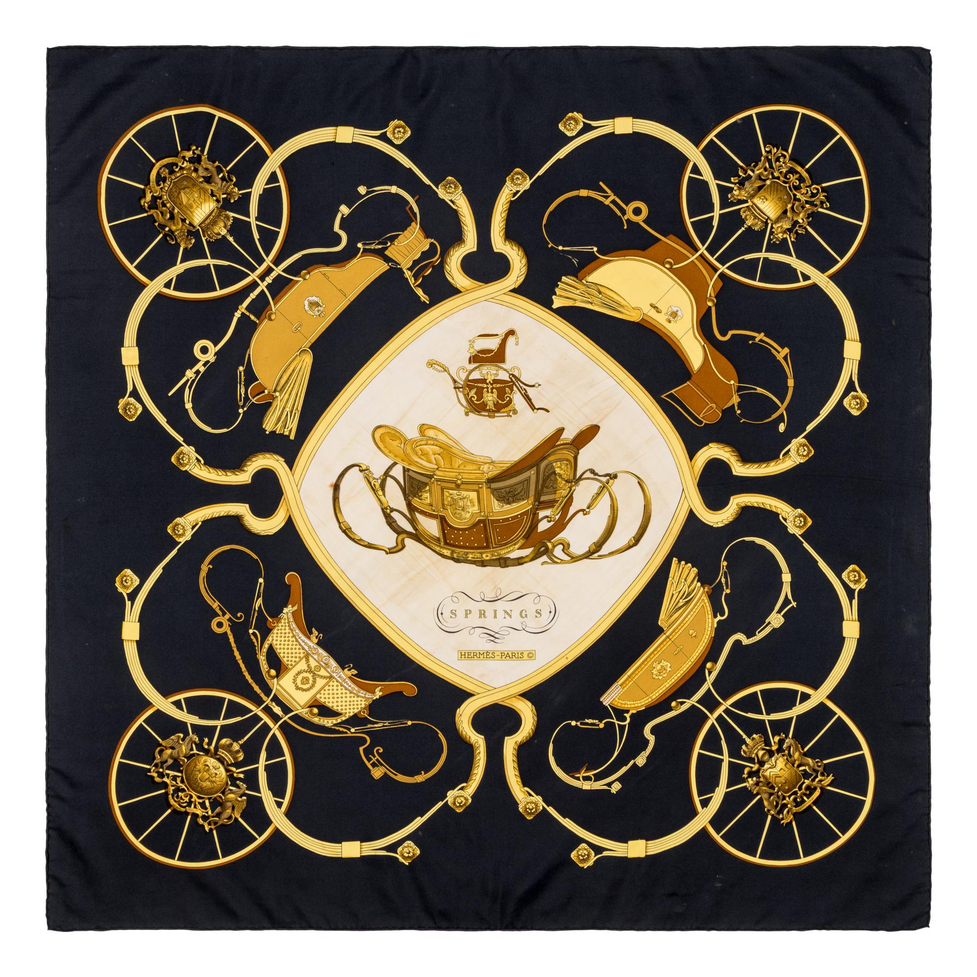 Hermès, Five Silk Scarves 90