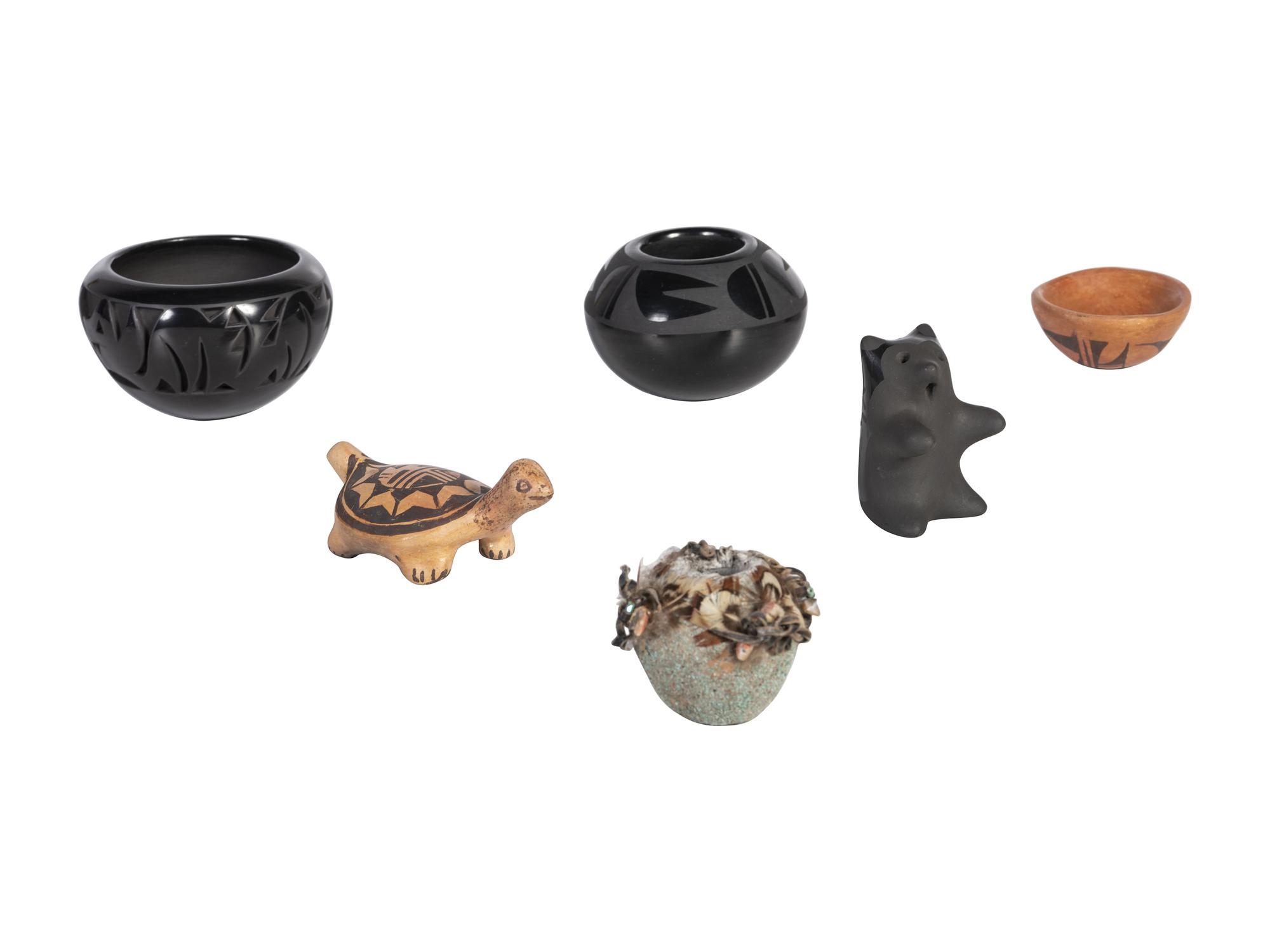 Collection of Pueblo Pottery