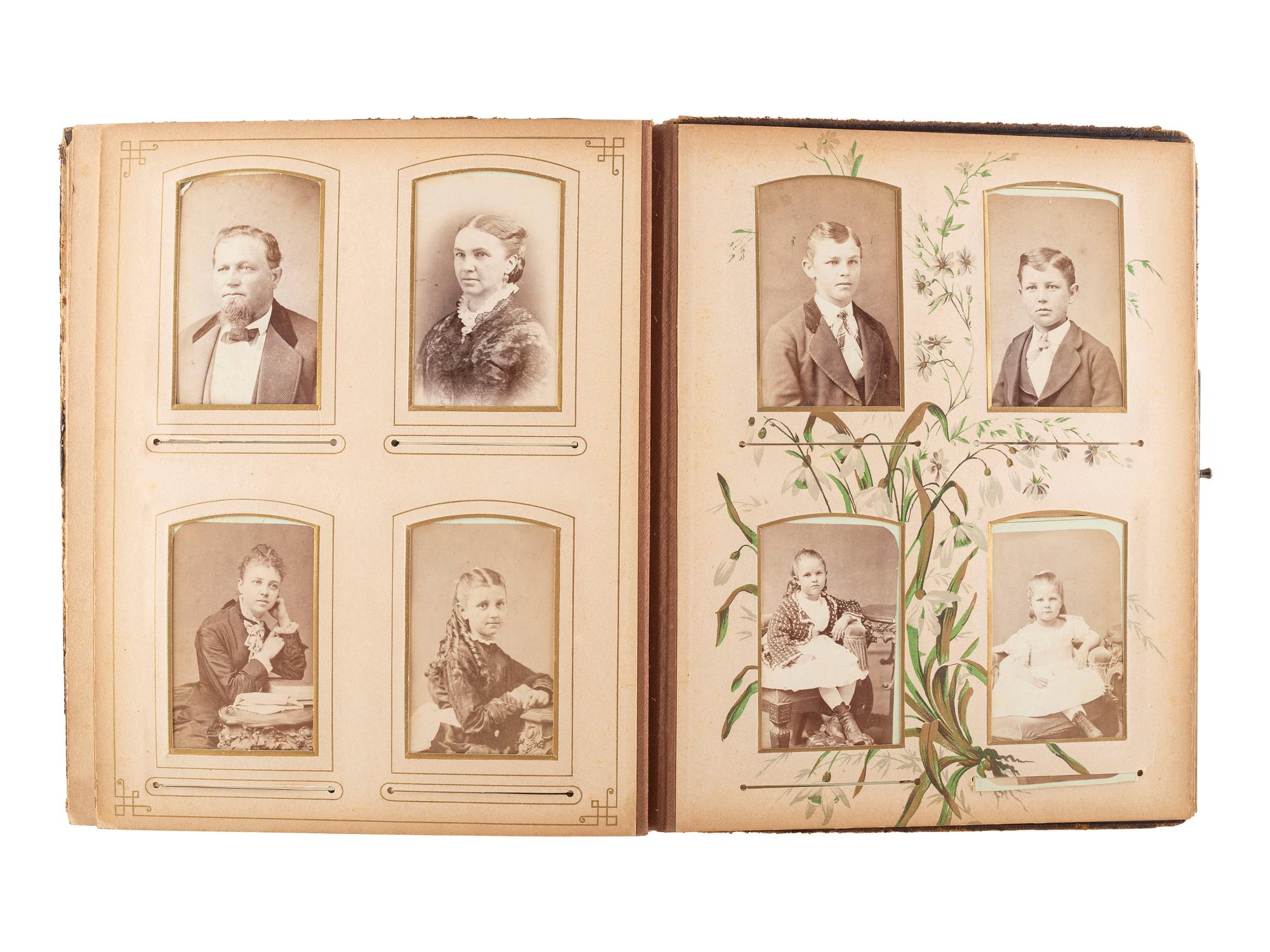 [EARLY PHOTOGRAPHY]. A collection of over 200 19th century photographs, incl. tintype of Indian Wars-era soldier.