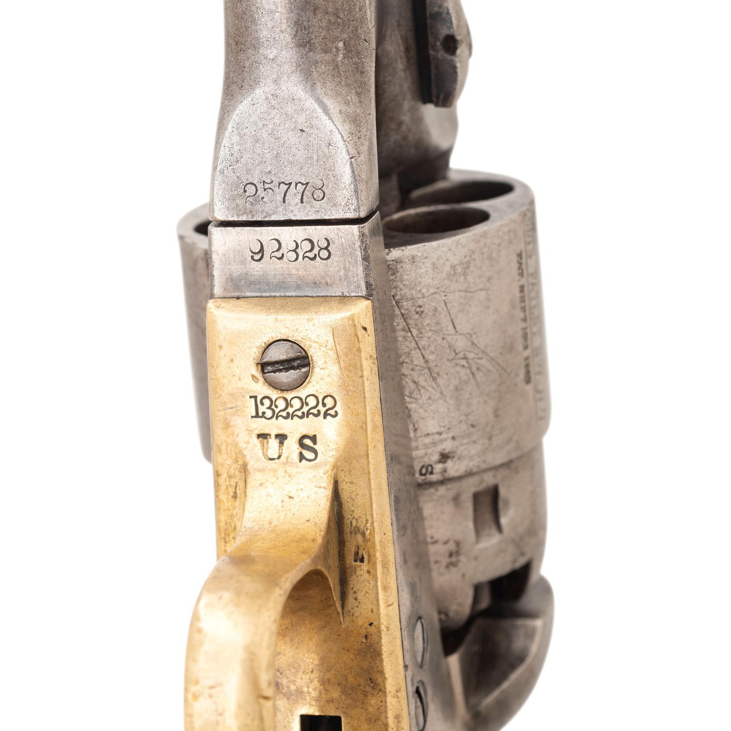 "US" Marked Arsenal Rebuilt Colt 1860 Army Revolver - Likely Buffalo Soldier Issued