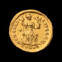 [ANCIENT] EASTERN ROMAN EMPIRE. Theodosius II (c. 402-450). Av Solidus (4.8 g)