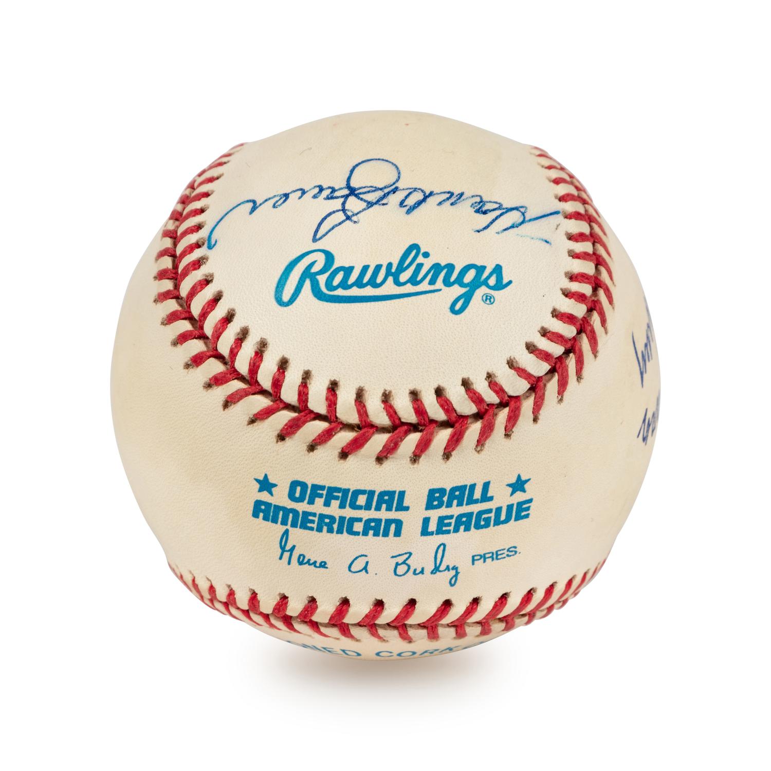 A Multi-Signed 1950s New York Yankees Autograph Baseball (Beckett Authentication Services BAS Certified),