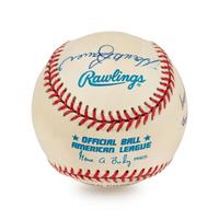A Multi-Signed 1950s New York Yankees Autograph Baseball (Beckett Authentication Services BAS Certified),