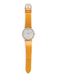VAN CLEEF AND ARPELS, WHITE GOLD AND DIAMOND 'PIERRE ARPELS' WATCH