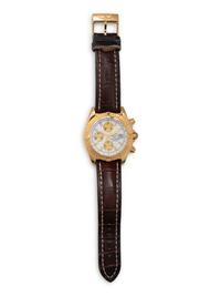 BREITLING, 18K YELLOW GOLD 'CHRONOMAT' WATCH