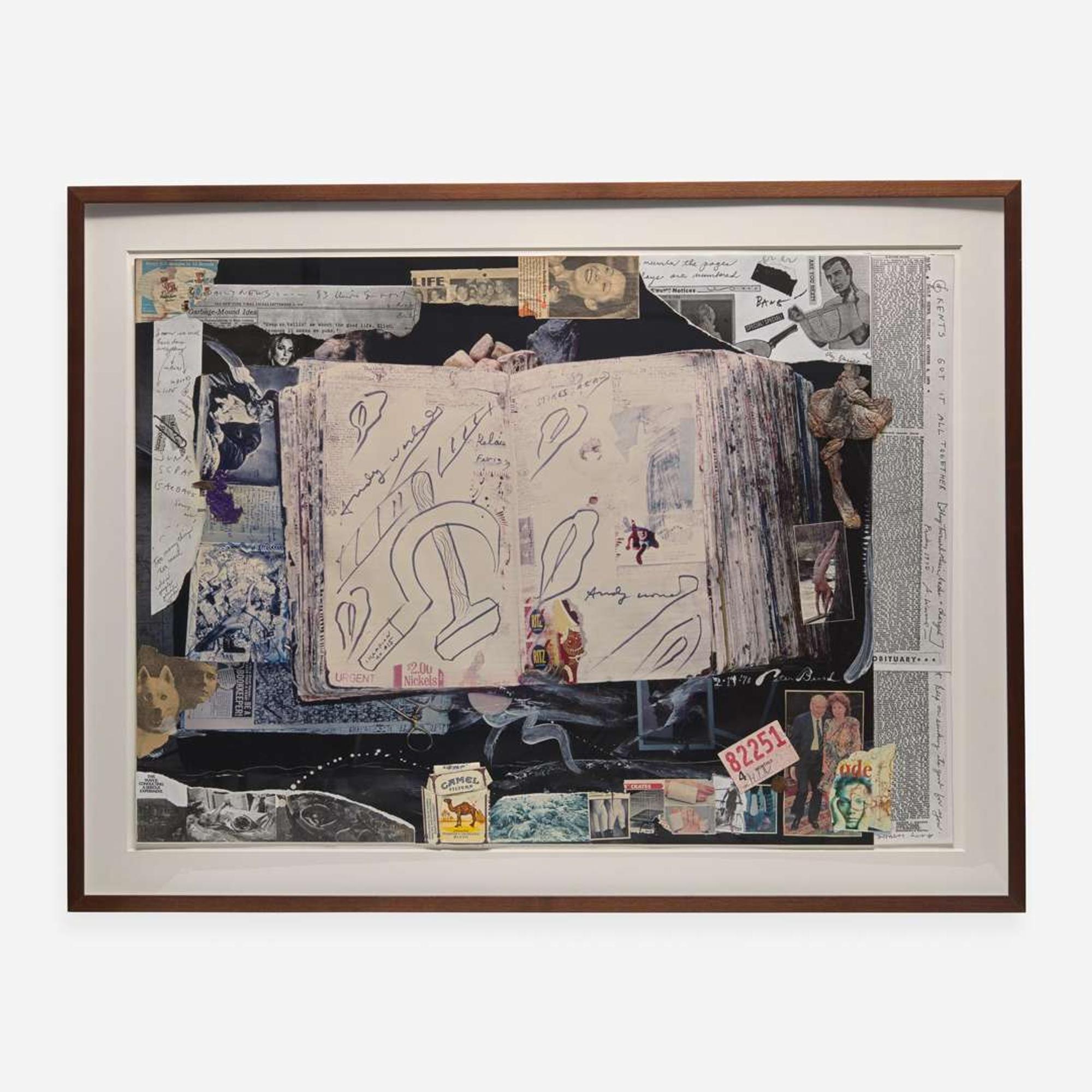 Peter Beard (American, 1938-2020) Warhol Diary Entry/Notebook
