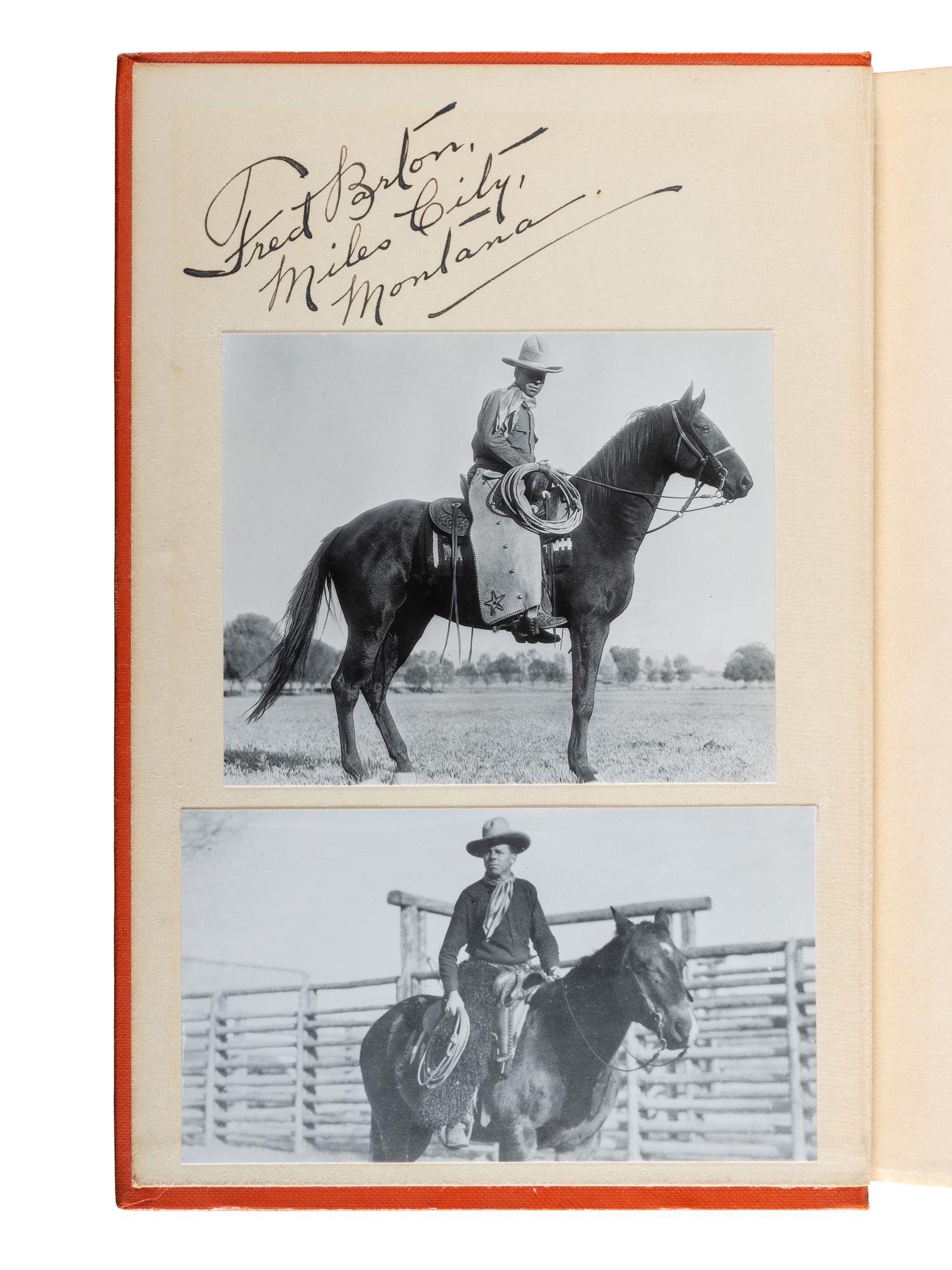 [WESTERN AMERICANA]. Fred Barton Library related to Charles M. Russell and the Old West.