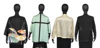 Four Geoffrey Beene Items: Three Jackets & One Top, 1990s