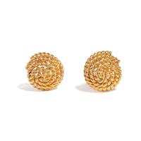 TIFFANY & CO., YELLOW GOLD CLIP EARRINGS