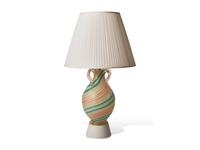 An Italian Blown Glass Lamp By Murano with Barovier DONATED BY DONZELLA, LTD.