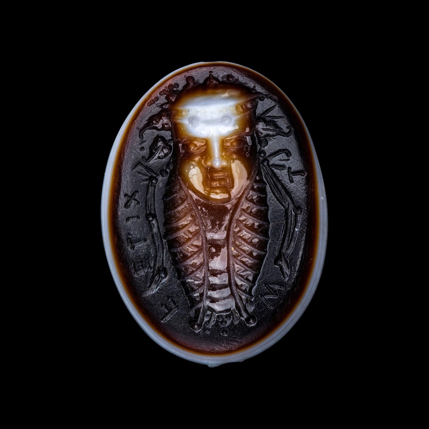 A Roman Banded Agate Gnostic Gem