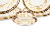 A Minton Dynasty Pattern Porcelain Partial Dinner Service