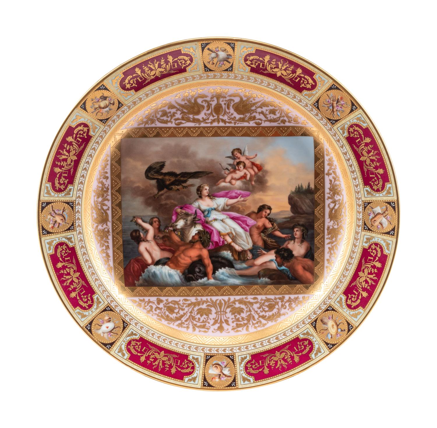 A Vienna Porcelain Charger