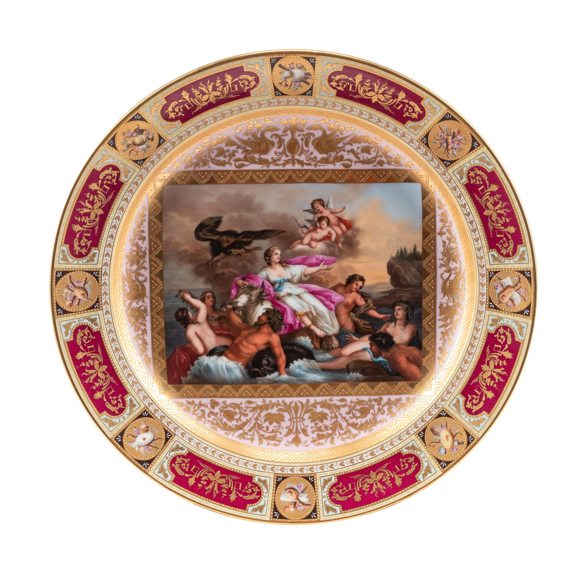 A Vienna Porcelain Charger