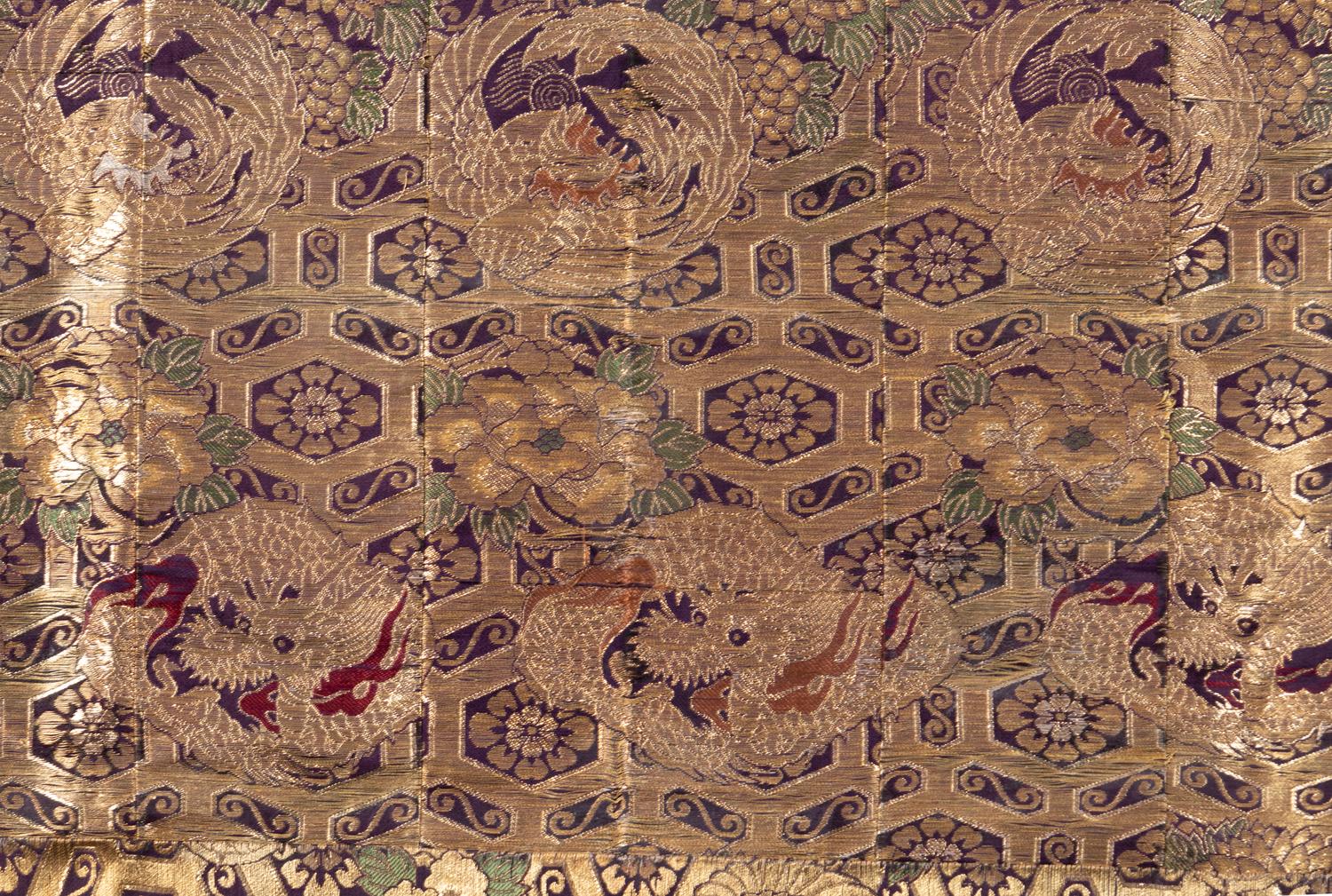 Three Japanese Silk Textile Articles