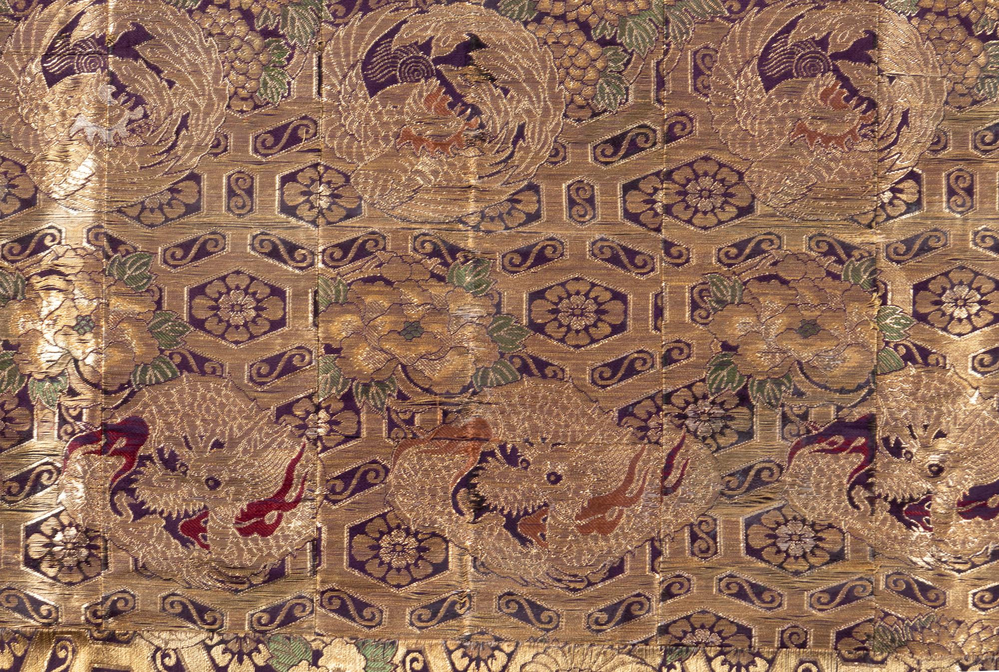 Three Japanese Silk Textile Articles