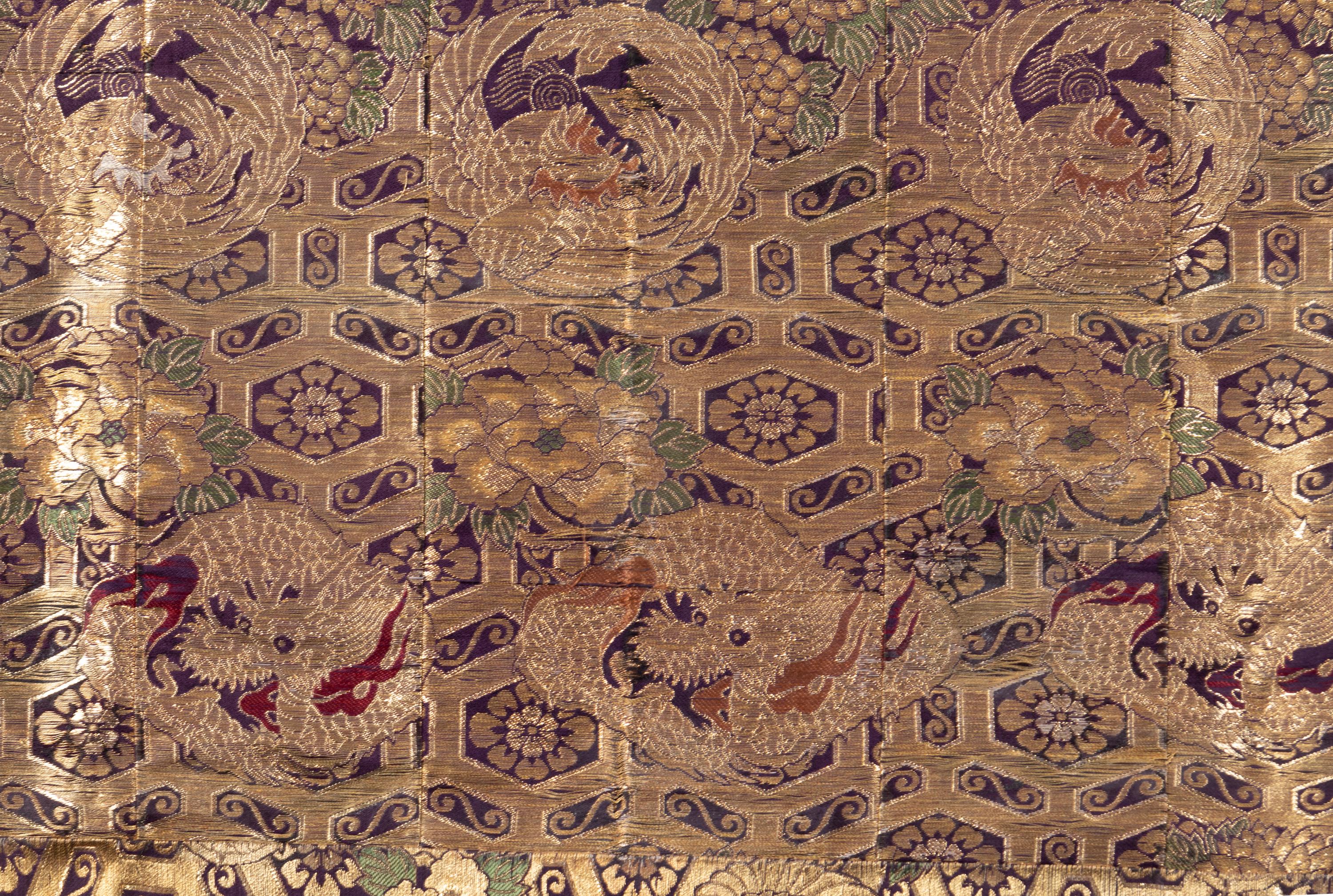 Three Japanese Silk Textile Articles