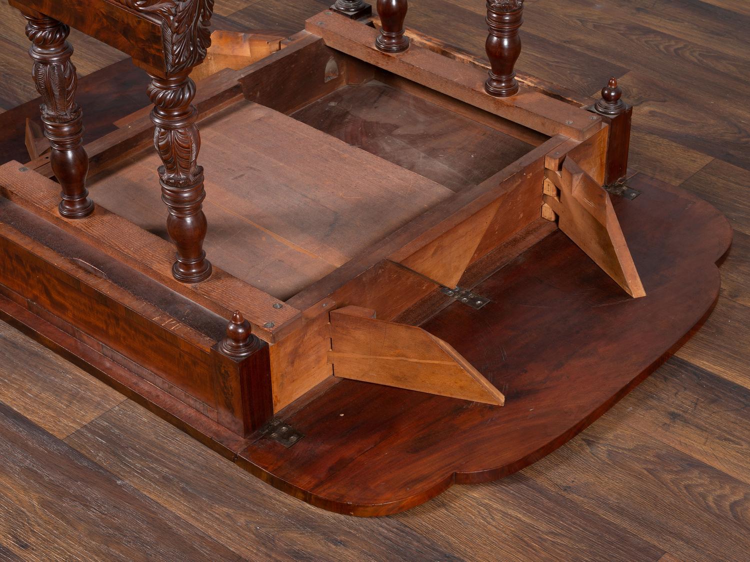 A Classical Mahogany Drop-Leaf Table
