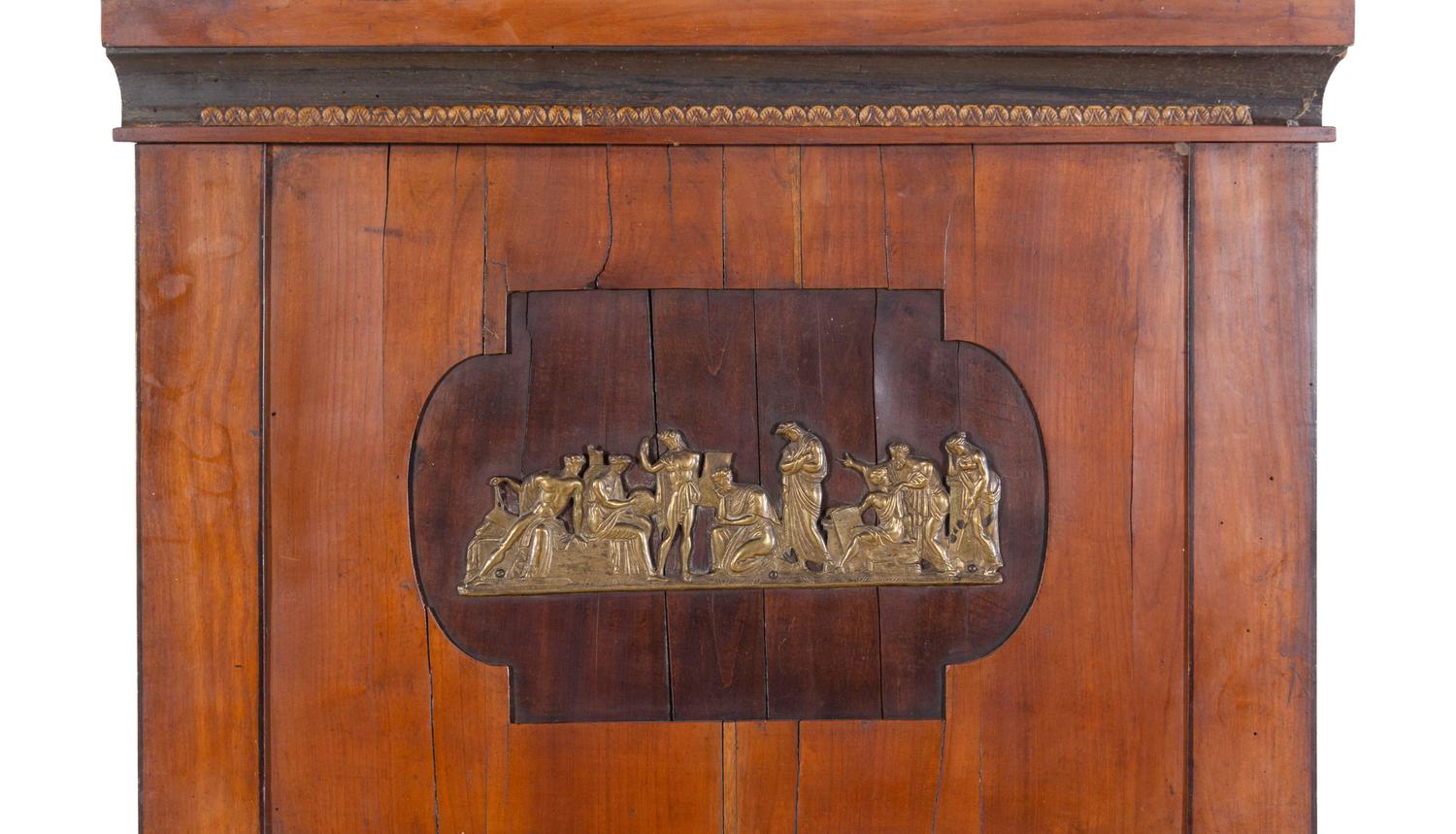 A Neoclassical Walnut Pier Mirror