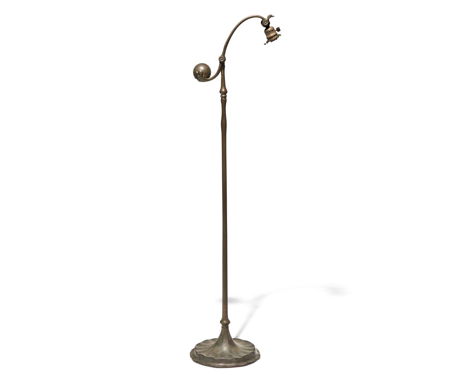 Counter Balance Floor Lamp Base, model 677, c. 1910 Tiffany Studios, USA