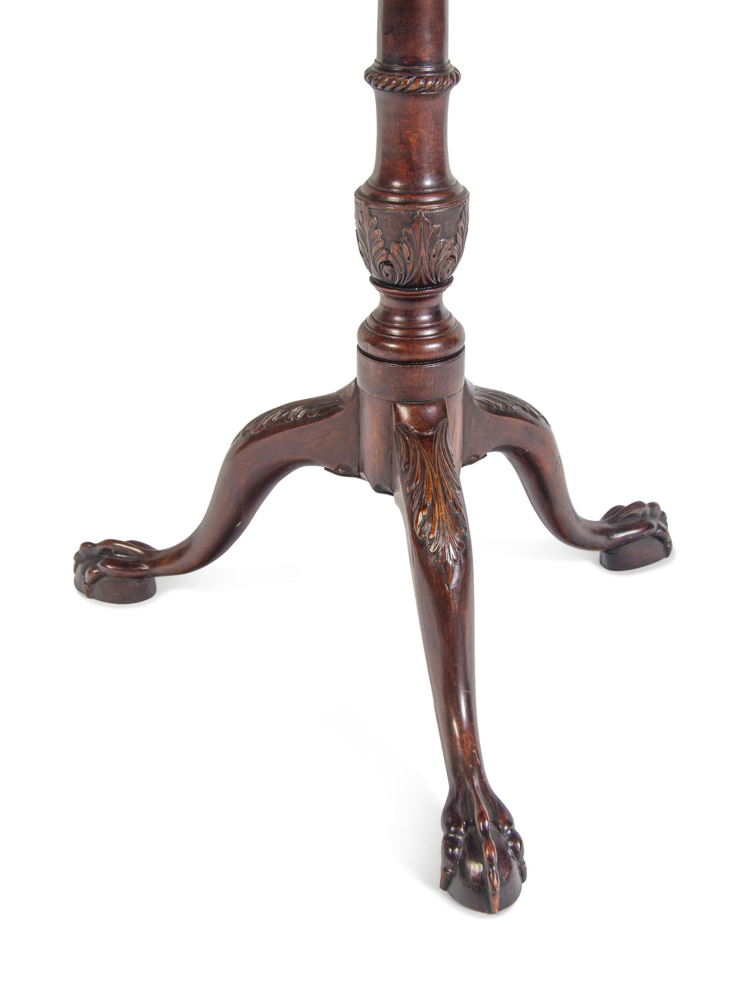 A George III Mahogany Tilt-Top Tea Table