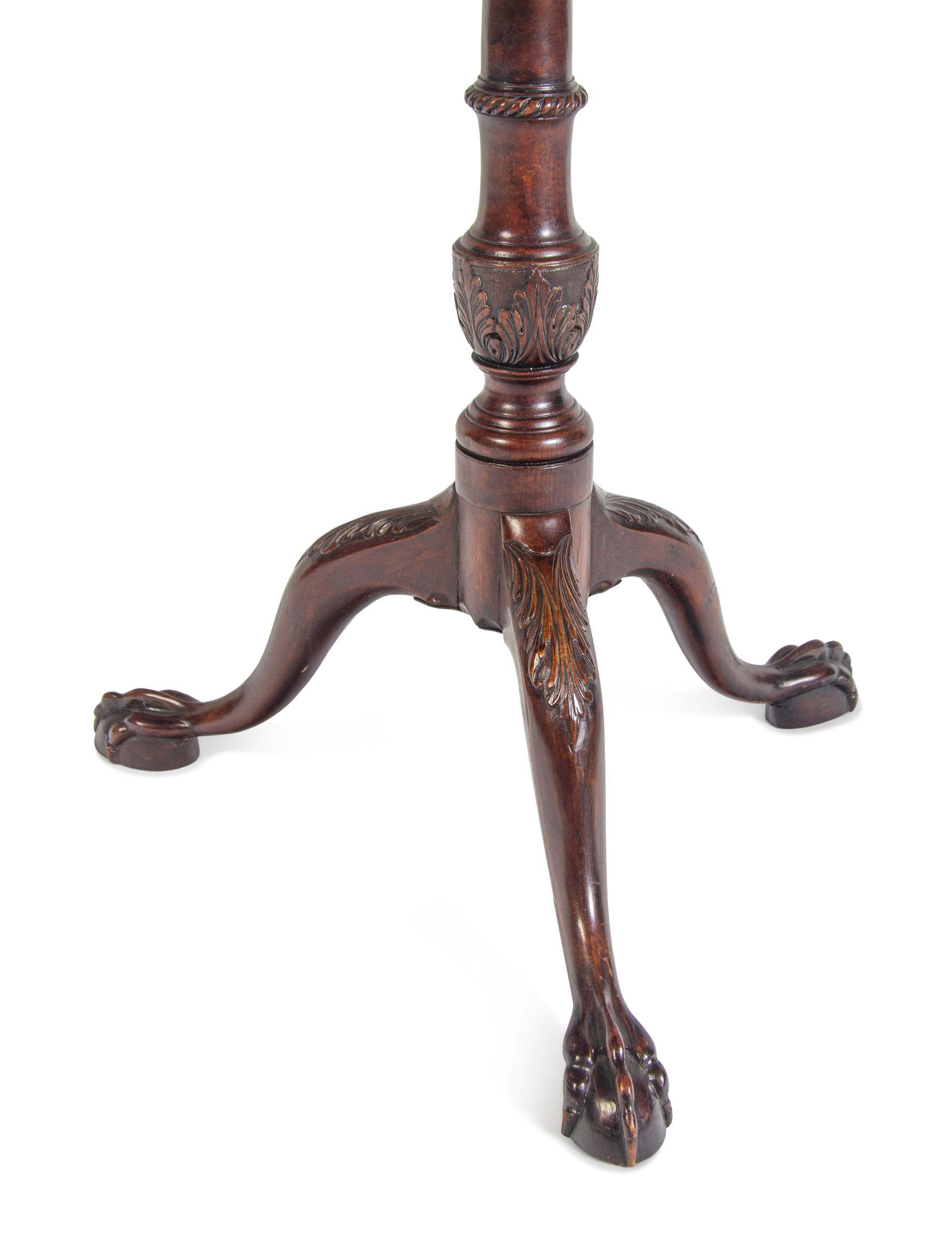 A George III Mahogany Tilt-Top Tea Table