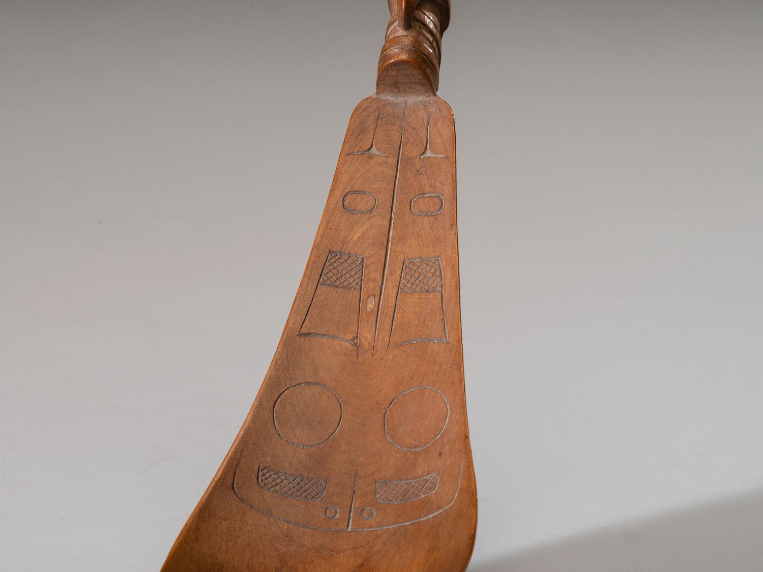 Northwest Coast Carved Wood Spoons